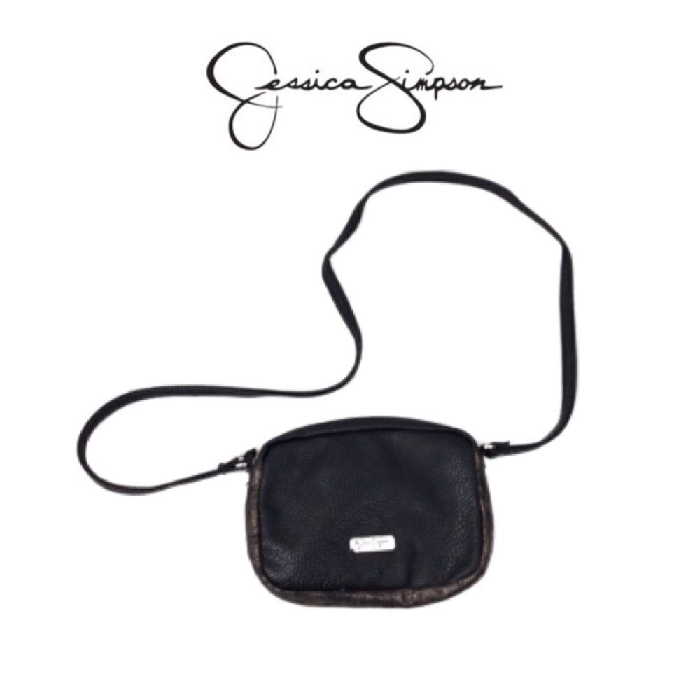 Jessica Simpson Black and bronze handbag